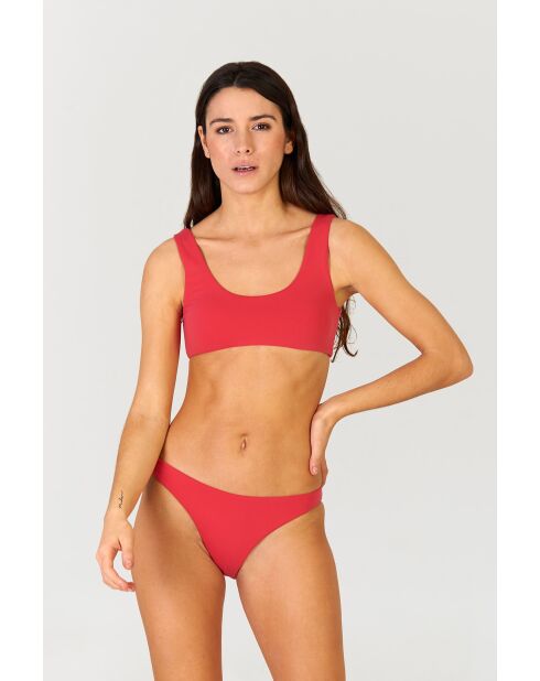 Bas de maillot Raspberry Bikini Runner framboise
