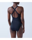 Costume da bagno monopezzo senza ferretto nero luna