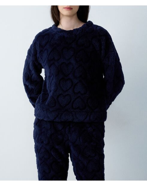 Sudadera Filbert azul medianoche