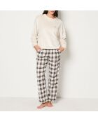 Maxyme schwarzer zweiteiliger Pyjama