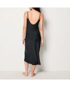 Camicia da notte nera Sleepy