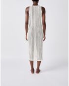 Bacca b ecru lange jurk