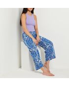Pantalon Blossom bleu