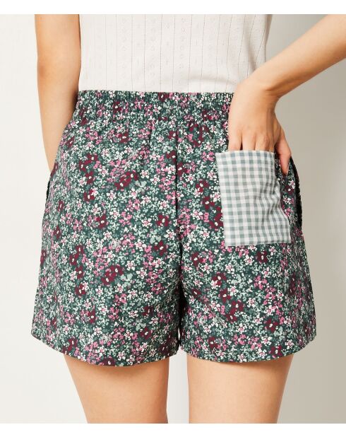 Wallis Shorts mit blaugrünem Aufdruck