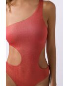 Maillot de bain 1 pièce sans armature 2 Lumineux orange