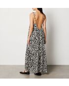 Caetana-Kleid gedruckt auf weißem Hintergrund