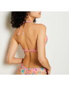 Klassischer Push-up-BH mit Bügel und mehrfarbiger Bonita-Muschel