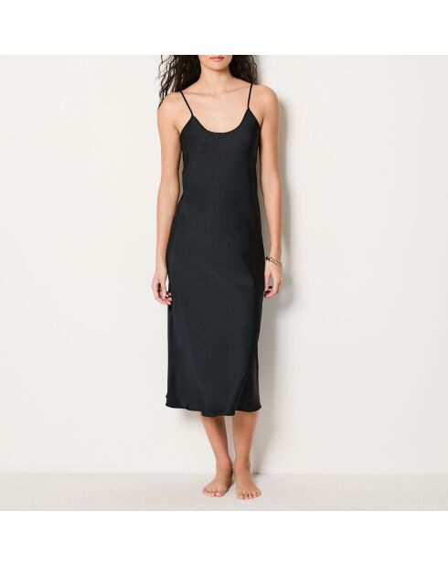 Camicia da notte nera Sleepy