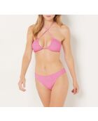 Manzania standaard bikinibroekje met roze achtergrondprint