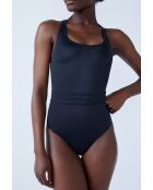 Costume da bagno monopezzo senza ferretto nero luna