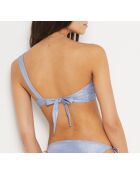 Grauer asymmetrischer BH Florida SPE ohne Bügel, Stirnband und ohne Schale