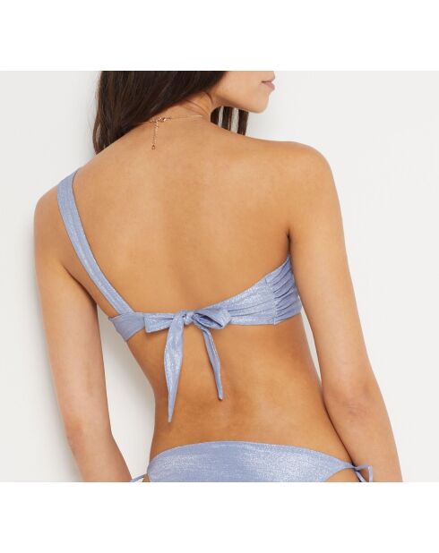 Grauer asymmetrischer BH Florida SPE ohne Bügel, Stirnband und ohne Schale