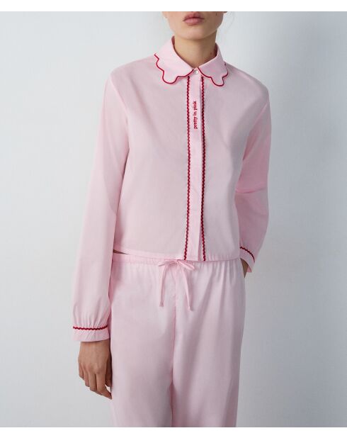 Chemise Paoly rose