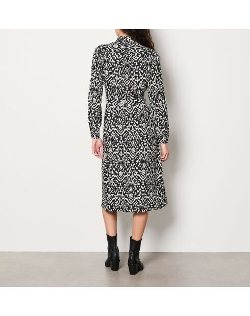 Robe Erebe imprimé anthracite
