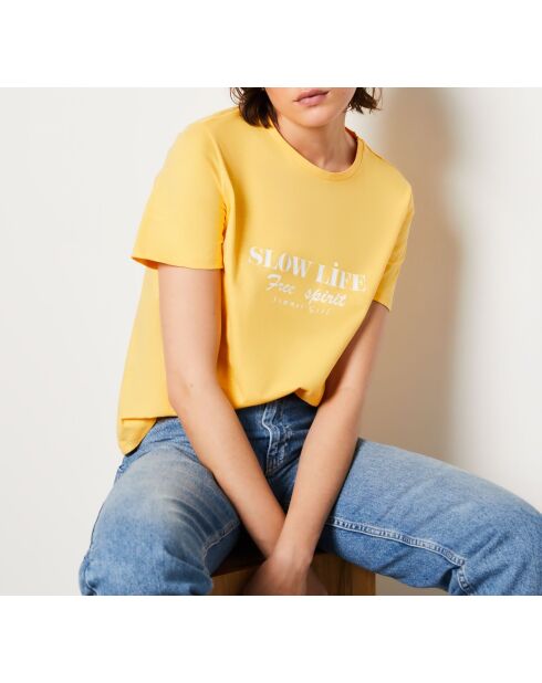 Gelbes Ravena T-Shirt