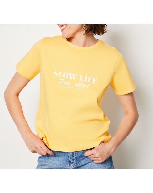 Gelbes Ravena T-Shirt