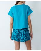 Blaues Hemd Erin Duck