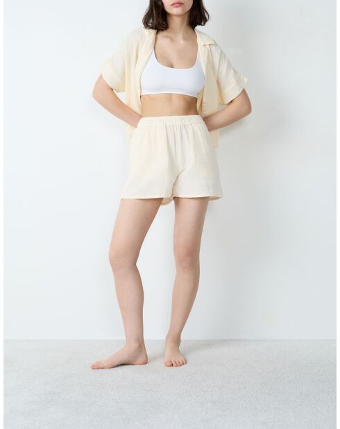 Lichtgele korte broek Venicia