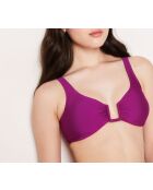 Soutien-gorge brassiere sans armature et sans coque Roja cassis