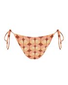 Sundance stropdas met bruine achtergrond