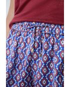 Mally shorts met veelkleurige print
