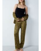 Nasir broek gedrukt op groene achtergrond