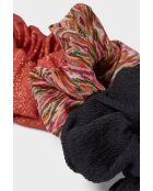 Veelkleurige lichtgevende scrunchie