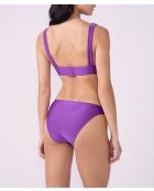 Violetter Alien-Triangel-BH ohne Bügel und ohne Schale