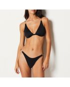 Schwarzer Bügel-BH Horsy