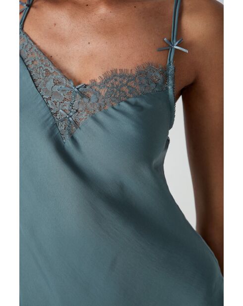 Nilgrünes Brillance-Nachthemd