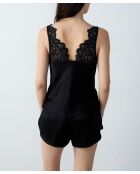 Schwarzes Impulse-Tanktop