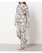 Pantaloni Ariane neri e bianchi stampati