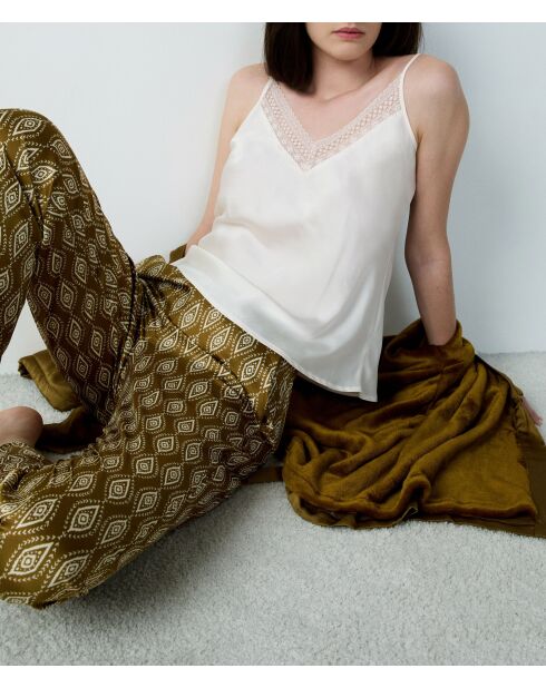 Pyjama trois pièces Nex kaki olive