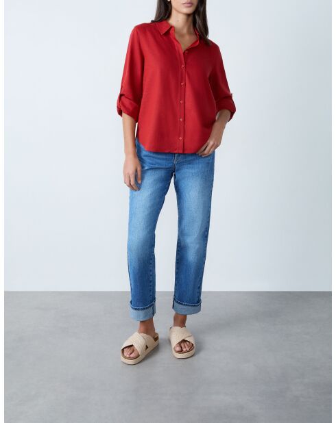 Camisa terracota Enessa