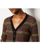 Schwarze Strickjacke Erabela