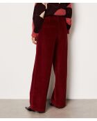 Pantaloni bordeaux Mahe