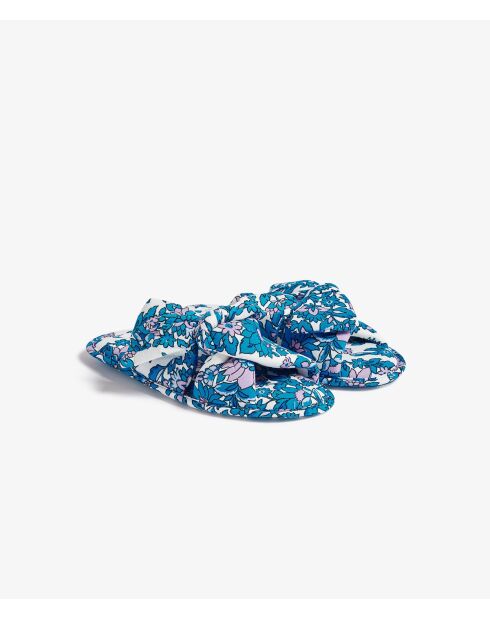 Tongs Blossom bleues