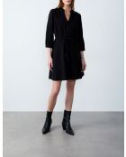 Geborduurde zwarte jurk van Prospere