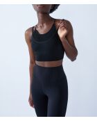 Sujetador negro con aros Eclipses