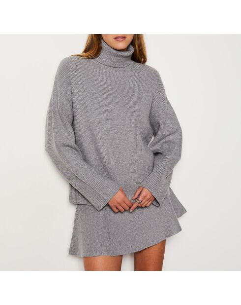 Gonna Franceska grigio chiaro