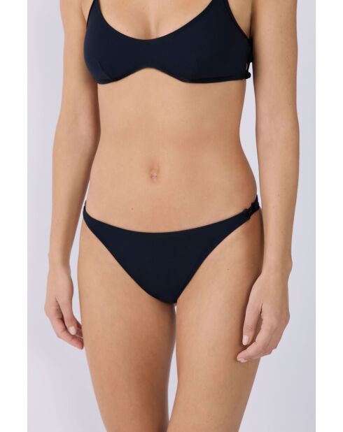 Slip bikini nero Barette Fuego