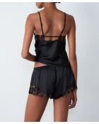 Pantalón corto con fragancia negra