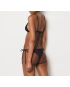 Braziliaans bikinibroekje geknoopt Ficelle Amor zwart