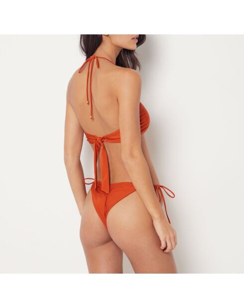 Benirras bralette-bh zonder beugel en zonder schelp Benirras oker mosterd