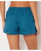 Short Odon imprimé fond vert