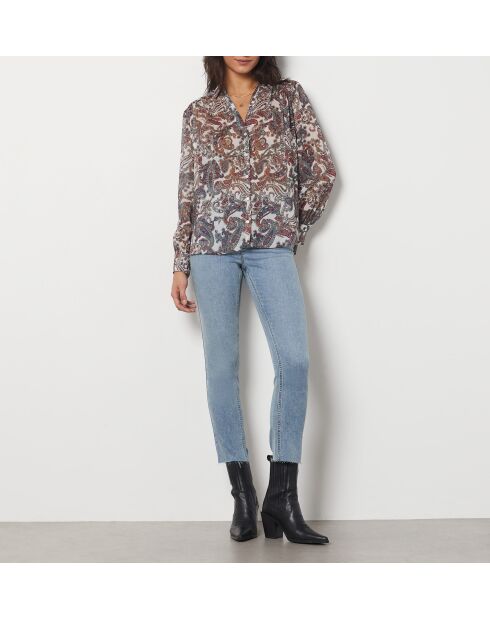 Een veelkleurig shirt van Malya