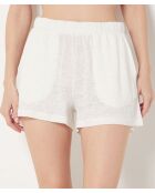 Josie ecru korte broek