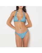 Serra Standard-Bikinihose mit blauem Hintergrunddruck
