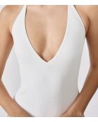 Maillot de bain 1 pièce sans armature Begur blanc