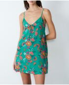 Camicia da notte verde Fiego